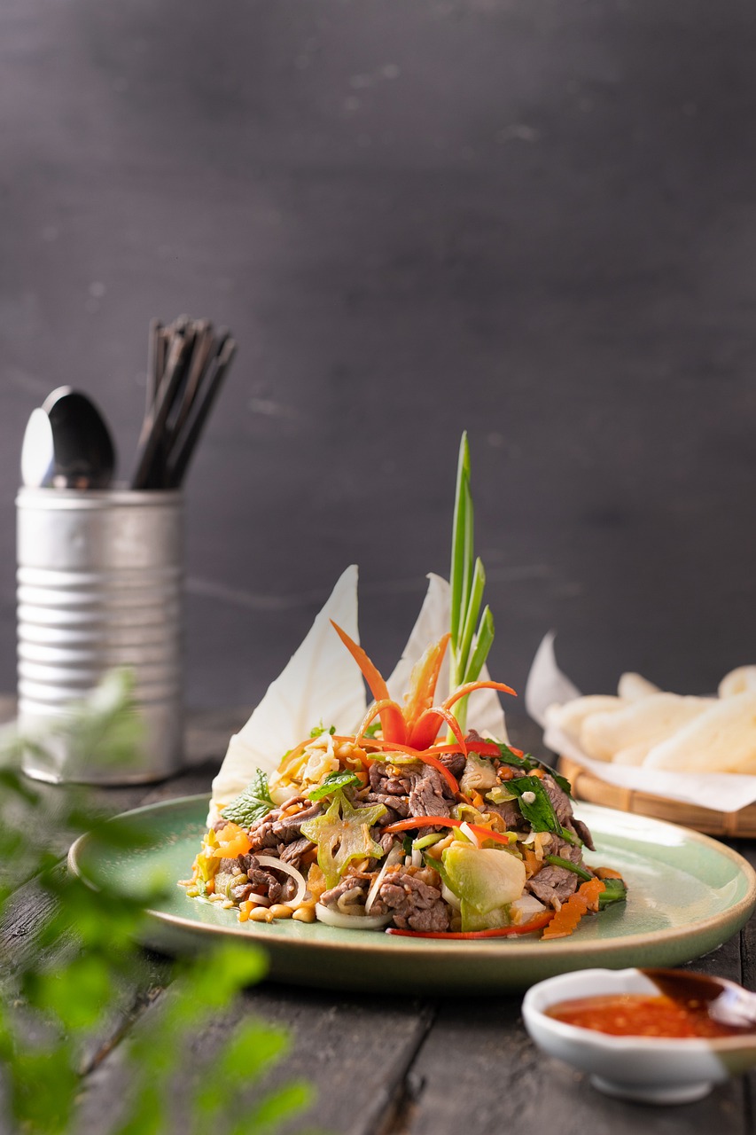 beef salad, vietnamese cuisine, food styling-6754244.jpg